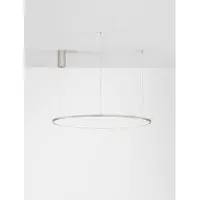 Lyora Ronde hanglamp Tarquin zilvergrijs Ø 100cm