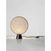 Lyora Tafellamp Tiera rotan met zwart