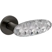 Olivari Deurklink Crystal Diamond antraciet
