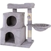 Lionto dibea klimboom, kattenkrabboom, hoogte 70 cm, lichtgrijs