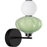 Lyora Wandlamp Oneta wit - groen