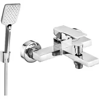Mexen Uno R62 badmengkraan met doucheset, chroom - 7143R62-00