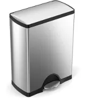 Simplehuman Rectangular Classic GFT 30 + 16 Liter Rvs