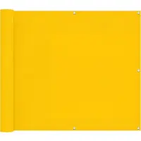 vidaXL Balkonscherm Geel 100 x 200 cm Oxford Stof