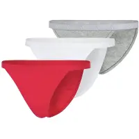 Adidas Slip grijs gemêleerd / knalrood / wit