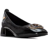 Carmela Dames Schoenen 162540 zwart (40), 3 tot 5 cm, Geen, Casual, Lakleer 16254003-NEGRO