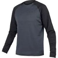 Endura SingleTrack Long Sleeve Jersey Zwart || Maat: L