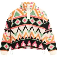 Superdry Trui beige / groen / oranje / zwart