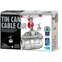 4M Leuke Mechanica/kabelbaanrobotkit Van Blik
