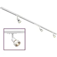 SLV 143191 Montagerailset (compleet) GU10 12,9 W LED (monochroom) Wit