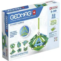 Geomag Jeu de construction Classic Pannels Green Line 52 pièces