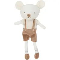 Jollein - Knuffel Mouse - Bowie - 32cm - Zachte Knuffel Muis