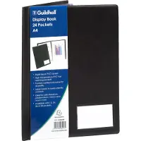 Exacompta 5x Guildhall Showalbum - premium PVC - 24 tassen - 48 zichten - A4 - Zwart - CDB24Z