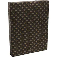 Exacompta 8x Klasseerdoos met rug 25mm in glanskarton 600g/m2 Neo Deco - Geassorteerd - 59350E