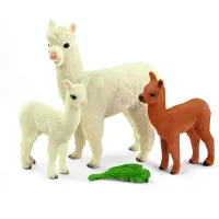 Schleich WILD LIFE - Alpaca famillie - Speelfigurenset - Kinderspeelgoed voor Jongens en Meisjes - 3 tot 8 jaar - 42544