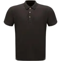 Regatta Klassiek Heren 65/35 Poloshirt met korte mouwen (Zwart)