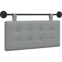 vidaXL Hangend hoofdbord Stof