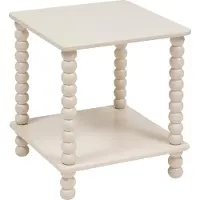 Atmosphera Créateur d'intérieur® Chamlo Salontafel - 40x40x45cm - Beige
