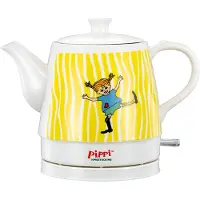 Pippi Langkous Keramische Waterkoker - 0.8 Liter - Happy Pippi Ontwerp