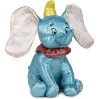 Disney Dumbo, glinsterend, 100e verjaardag, teddybeer, blauw, blauw, one size