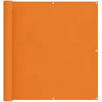 vidaXL Balkonscherm Oranje 110 x 700 cm Oxford Stof