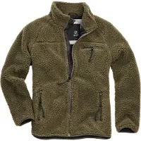Brandit Fleece jas olijfgroen
