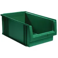 LA-KA-PE Magazijnbak | L500xB315xH200 mm | PP groen | 8 stuks - 01350 02 03 01350 02 03