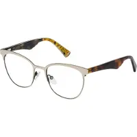 Police Brilmontuur Police VPL417510A60, bruin met rode gouden accenten (diameter 51 mm)