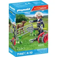 Playmobil Action Heroes Dierenbescherming brandweer - 71467