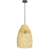 Eglo Sambucona, flexibele bevestiging, zwart, natuurlijk/natuurlijk, hout, hout, staal, hout, zwart, voor binnen gebruik