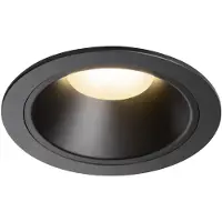 SLV Inbouwspot Numinos XL zwart 3000K - 20gr