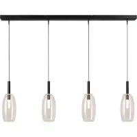 Masterlight 4L hanglamp Ø 11,5cm Lido Olive met helder glas