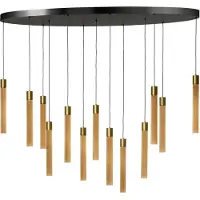 Eth Moderne eettafellamp Evelyn 13-lichts