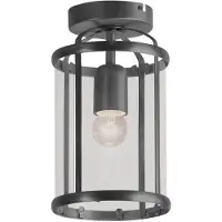 Steinhauer Klassieke plafondlamp Pimpernel zwart