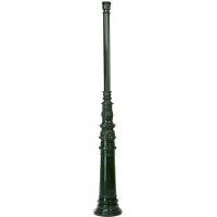 Ks Verlichting Nostalgische sokkelpaal Pole V4 zwart
