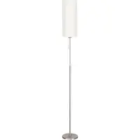 Highlight Vloerlamp Victoria Mat Nikkel Met Off White Kap