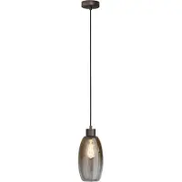 Masterlight Glazen hanglamp Olive Ø 15cm - cacao