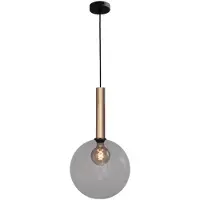 Masterlight Hanglamp Ø 30cm Bella 2 Messing goud met smoke glas