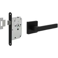 Intersteel Compleet deurklinkset Hera zwart