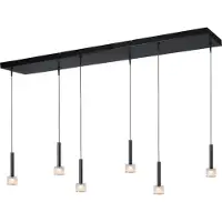 Masterlight 6-lichts hanglamp Fabro led - dappled oil
