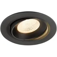 SLV Inbouwspot Numinos Move L zwart 2700K - 55gr