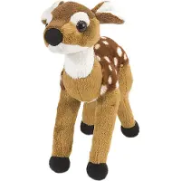 Wild republic Knuffel Hert Junior 20 Cm Pluche Lichtbruin