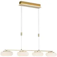Paul Neuhaus 4-lichts hanglamp Q-Etienne messing recht