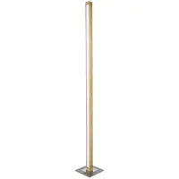 HerzBlut Houten vloerlamp Leonora 161 cm - oak oiled