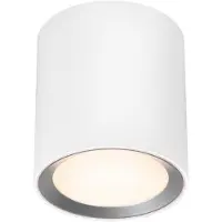 Nordlux Landon Long LED-plafondlamp voor badkamer LED LED 6.5 W Warmwit tot neutraalwit Wit