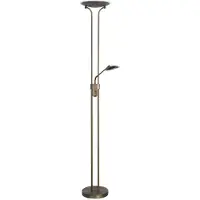 Highlight Klassieke Leeslamp Strato Koper Brons Ø 28cm