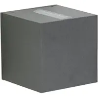 Albert Vierkante Led muurlamp Lino 10,5cm-antraciet