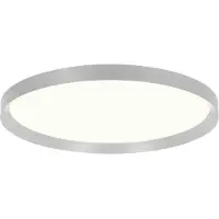 Steinhauer Plafondlamp Flady 3685ST Staal – Dimbare LED plafonnière Ø40 cm met uplight