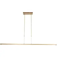 Steinhauer Goudkleurige Hanglamp Zelena 7971GO 155cm breed Instelbare lichtkleur & dimbaar – 3700 lumen