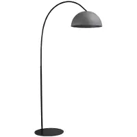 Masterlight Staanlamp Industria 186 betongrijs met zwart